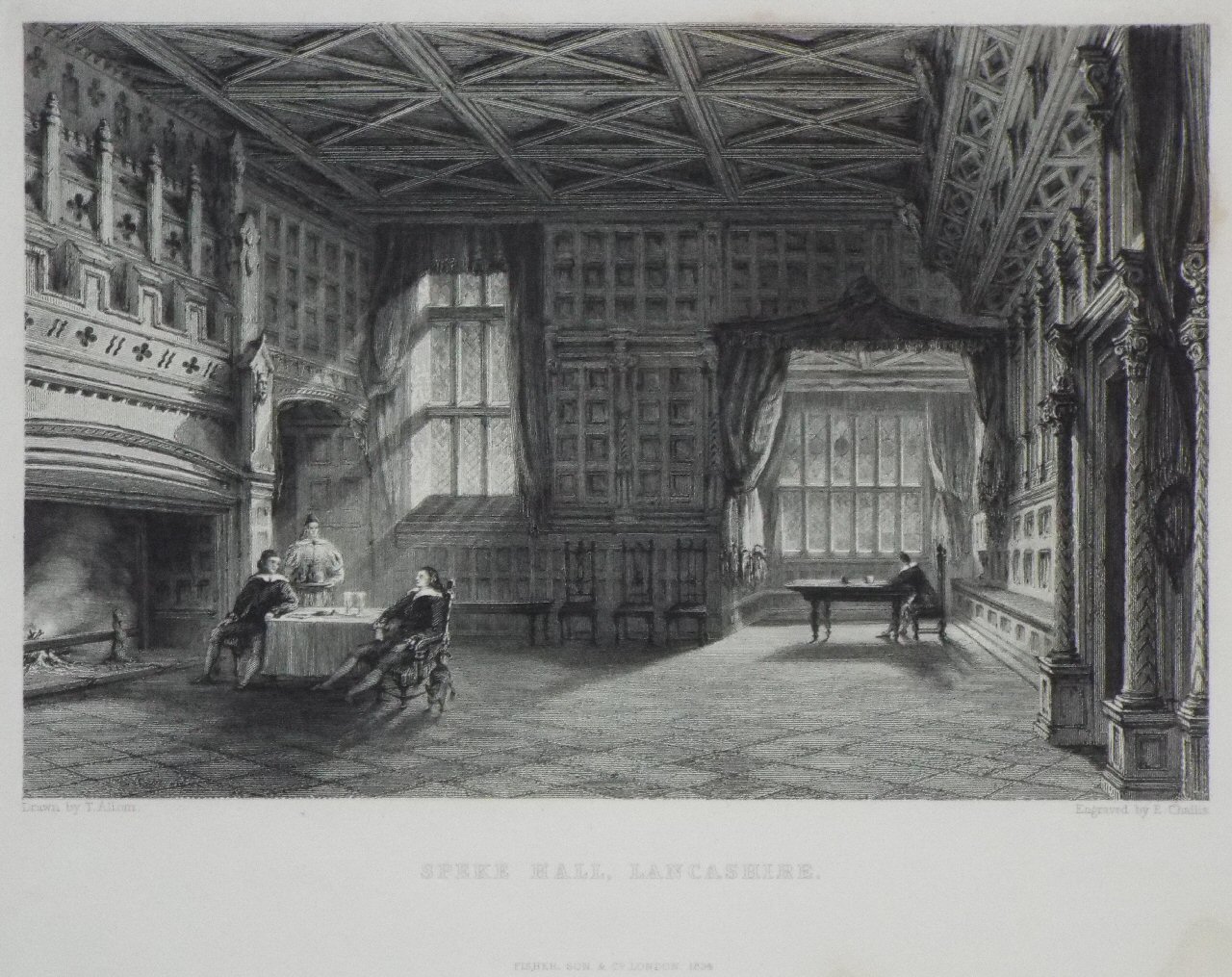 Print - Speke-Hall, Lancashire - Challis